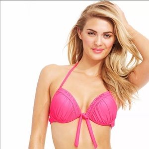 Hot Pink Push Up Bikini Top